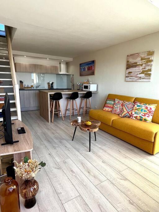 Duplex Cosy Avec Vue Mer Apartment Cucq Exterior foto